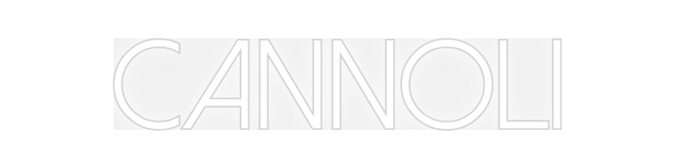 Custom Neon: Cannoli