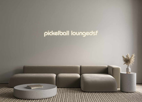 Custom Neon: pickelball lo...