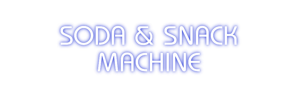 Custom Neon: SODA & SNACK
...