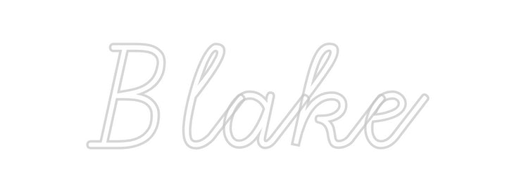 Custom Neon: Blake