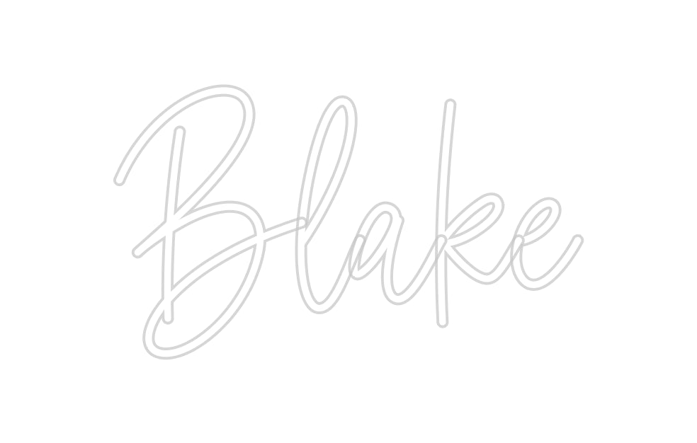 Custom Neon: Blake