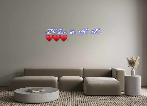 Custom Neon: LV Love Aa AC...
