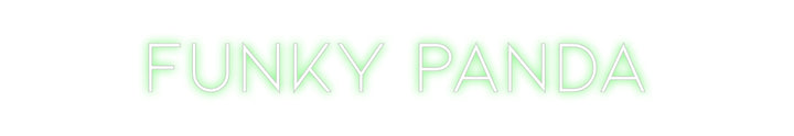 Custom Neon: Funky Panda