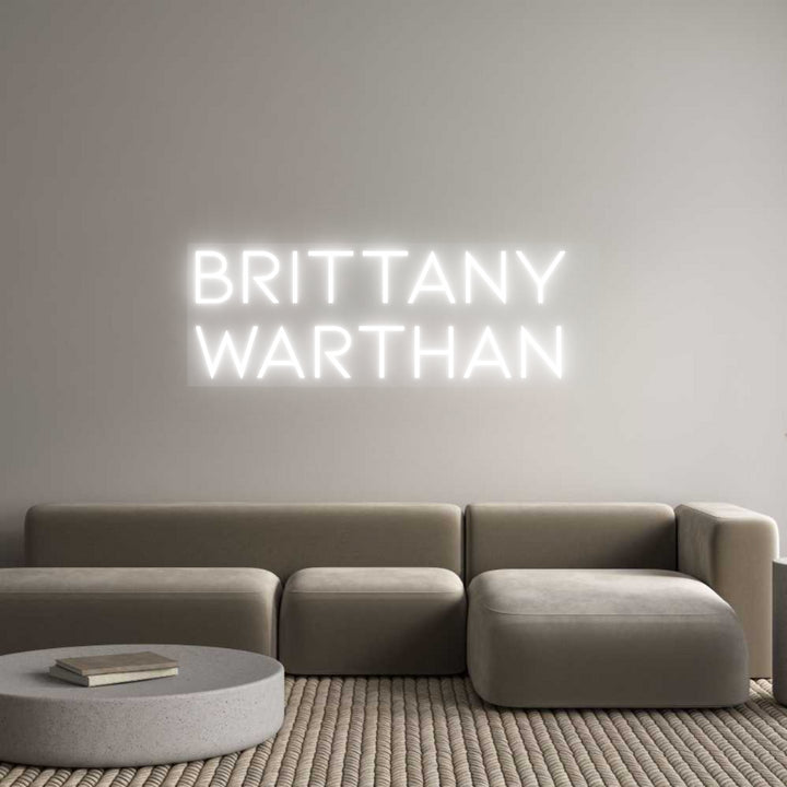 Custom Neon: Brittany 
Wa...