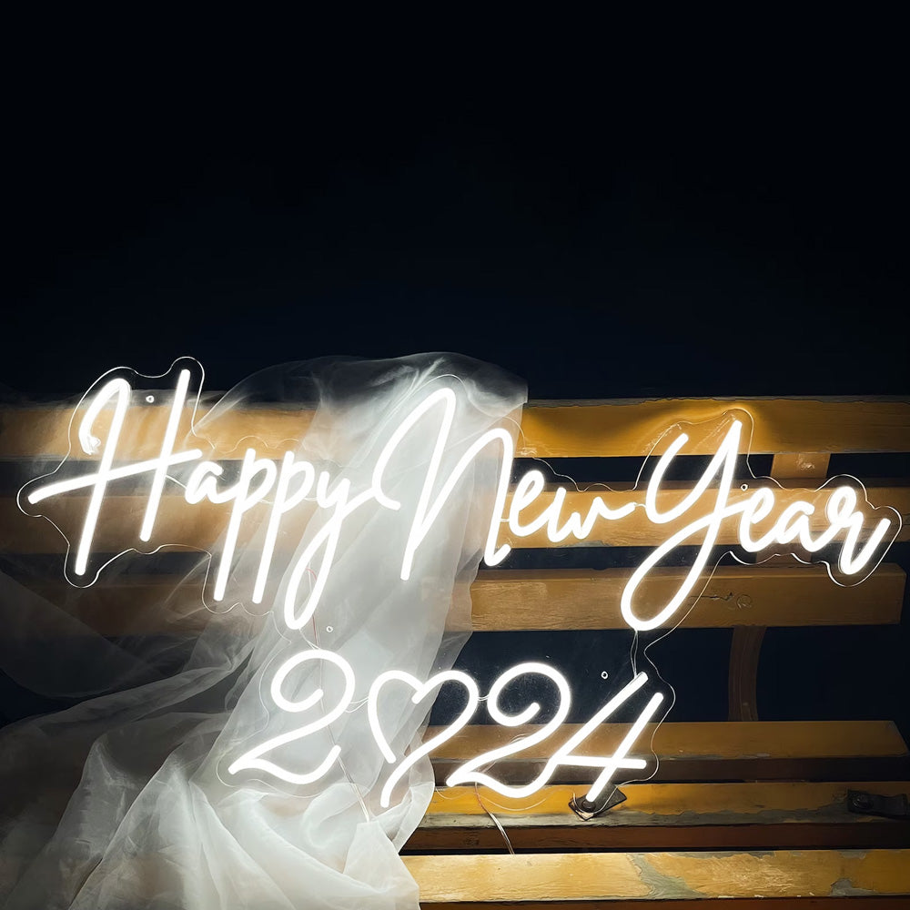 Happy New Year 2024 Neon Sign