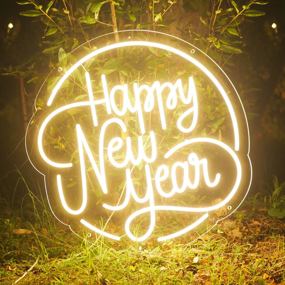 Happy New Year Neon Sign