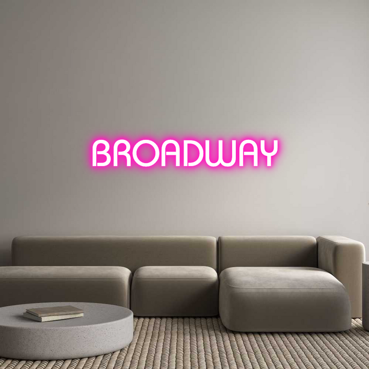 Custom Neon: BROADWAY