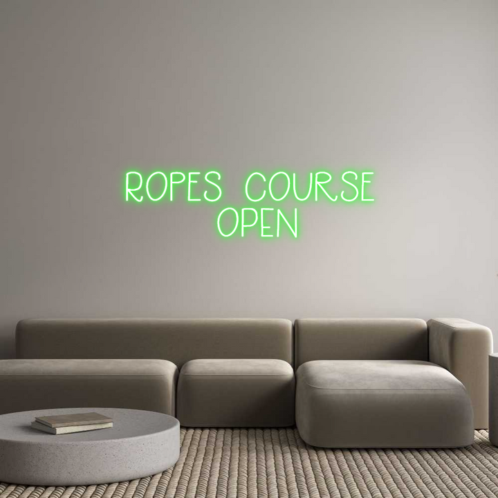 Custom Neon: Ropes Course
...