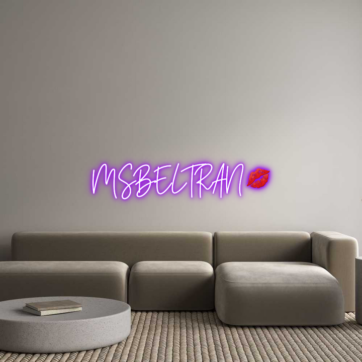 Custom Neon: MSBELTRAN💋