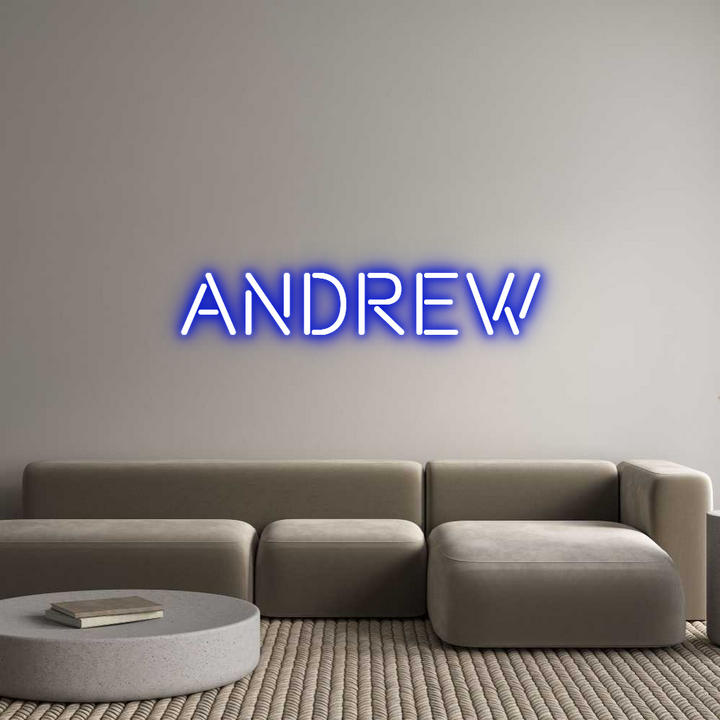 Custom Neon: Andrew