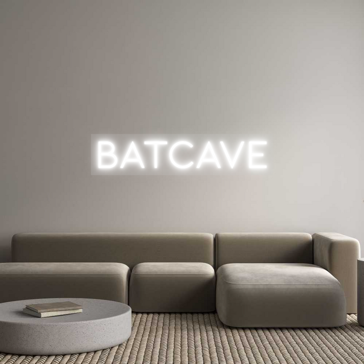 Custom Neon: BATCAVE