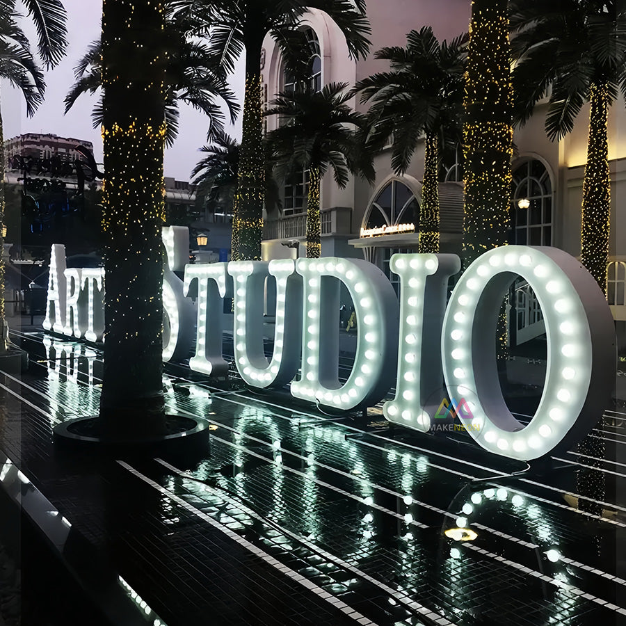 Custom Marquee Letters Sign - LED Light-Up Sign for Events, Parties & Stage Decor