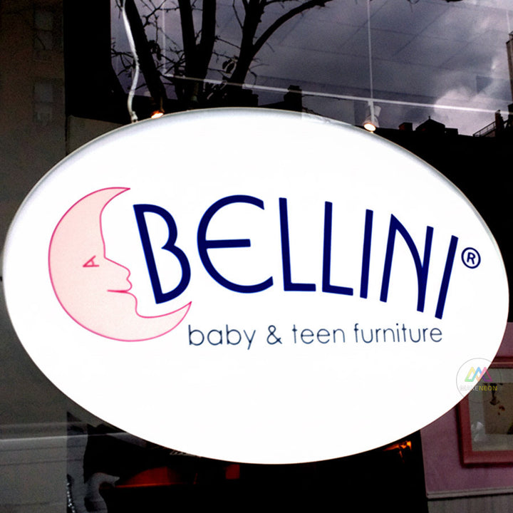 Custom Frontlit Metal Light Box Sign - Illuminated Business Sign for Storefront & Indoor Use