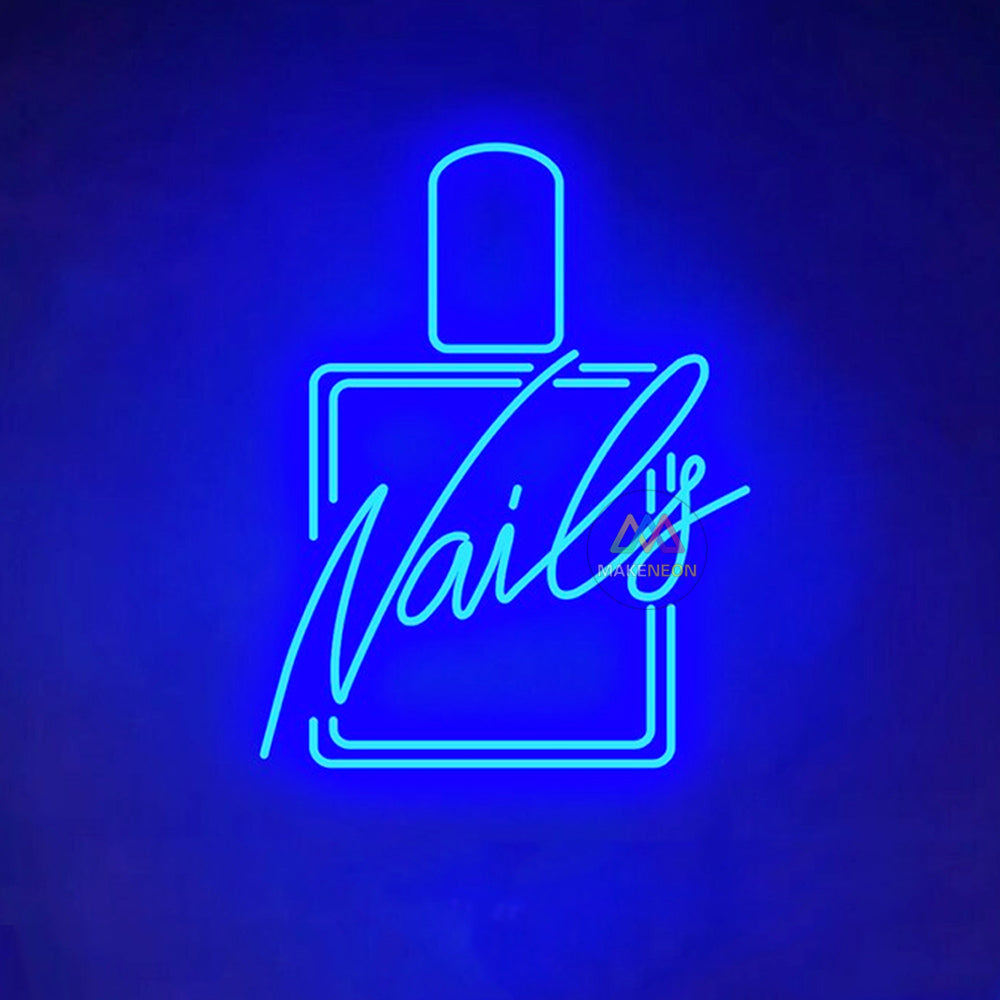 Nails Neon Sign For Nail Store, Beauty Salon, SPA, Business Shop Decor