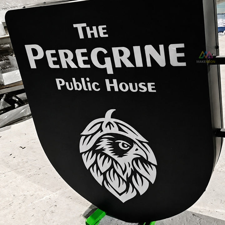 Custom Illuminated Blade Sign - Double-Sided Light Box Sign for Restaurants, Bars & Coffee Shops