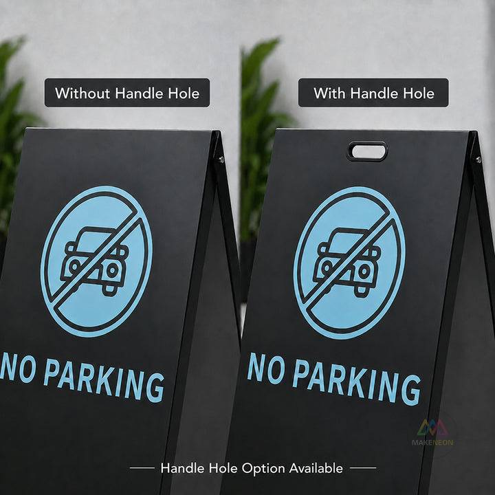 Custom Metal A-Frame Sidewalk Sign for Shops, Cafés & Restaurants