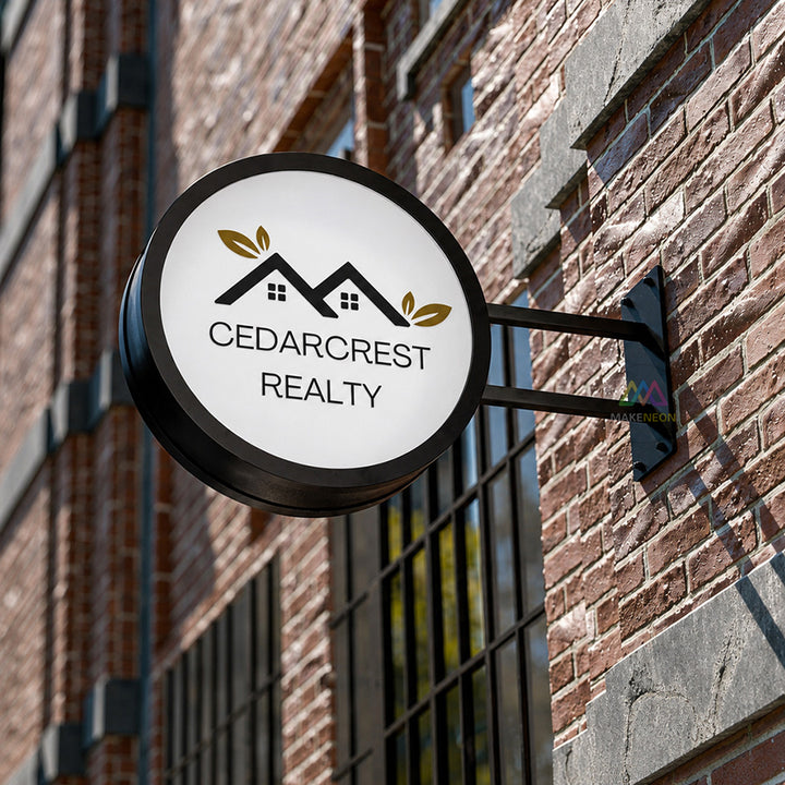 Custom Illuminated Blade Sign - Storefront Light Box Sign for Retail Stores & Boutiques