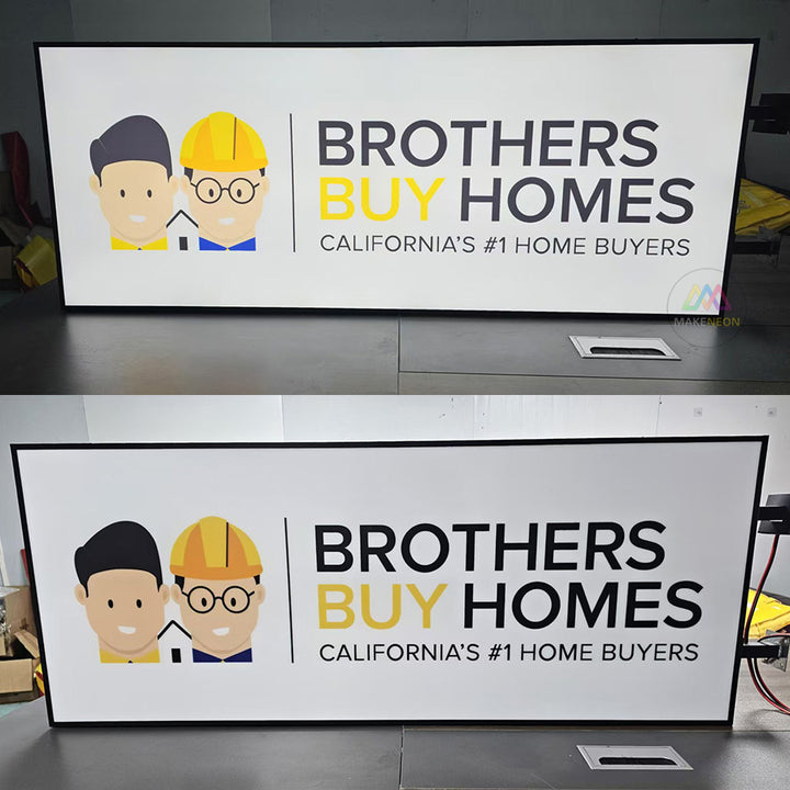 Custom Illuminated Blade Sign - Storefront Light Box Sign for Retail Stores & Boutiques