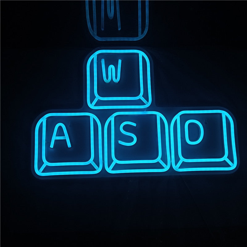Keyboard WASD- LED Neon Signs