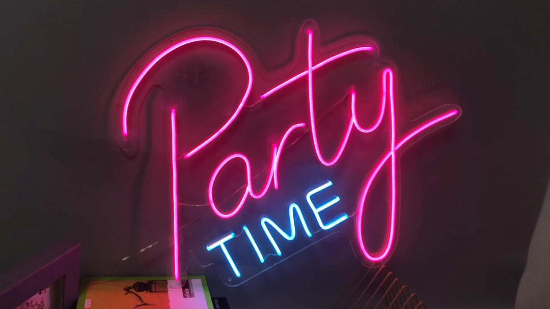 Party Time- LED Neon Signs