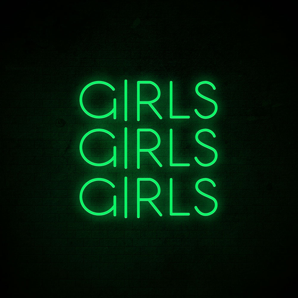 Girls Girls Girls - LED Neon Signs