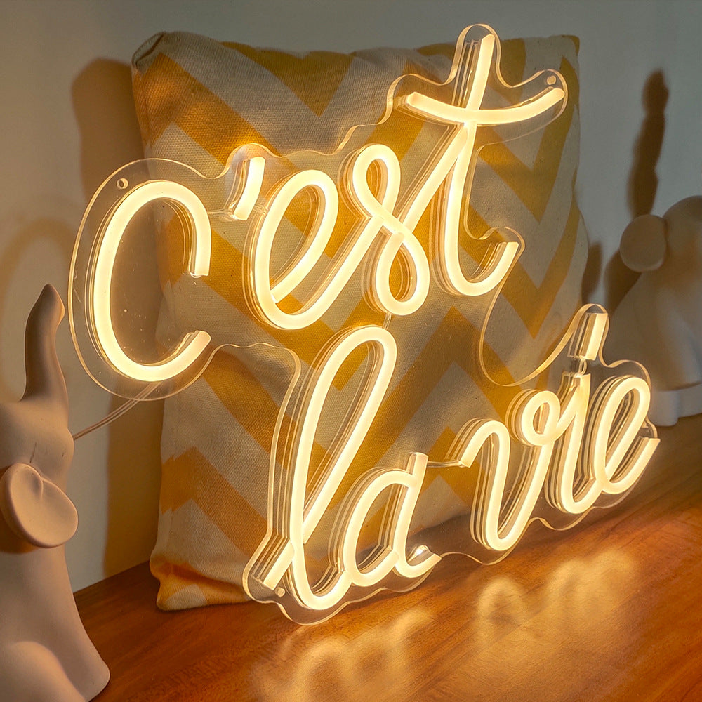 c'est la vie- LED Neon Signs