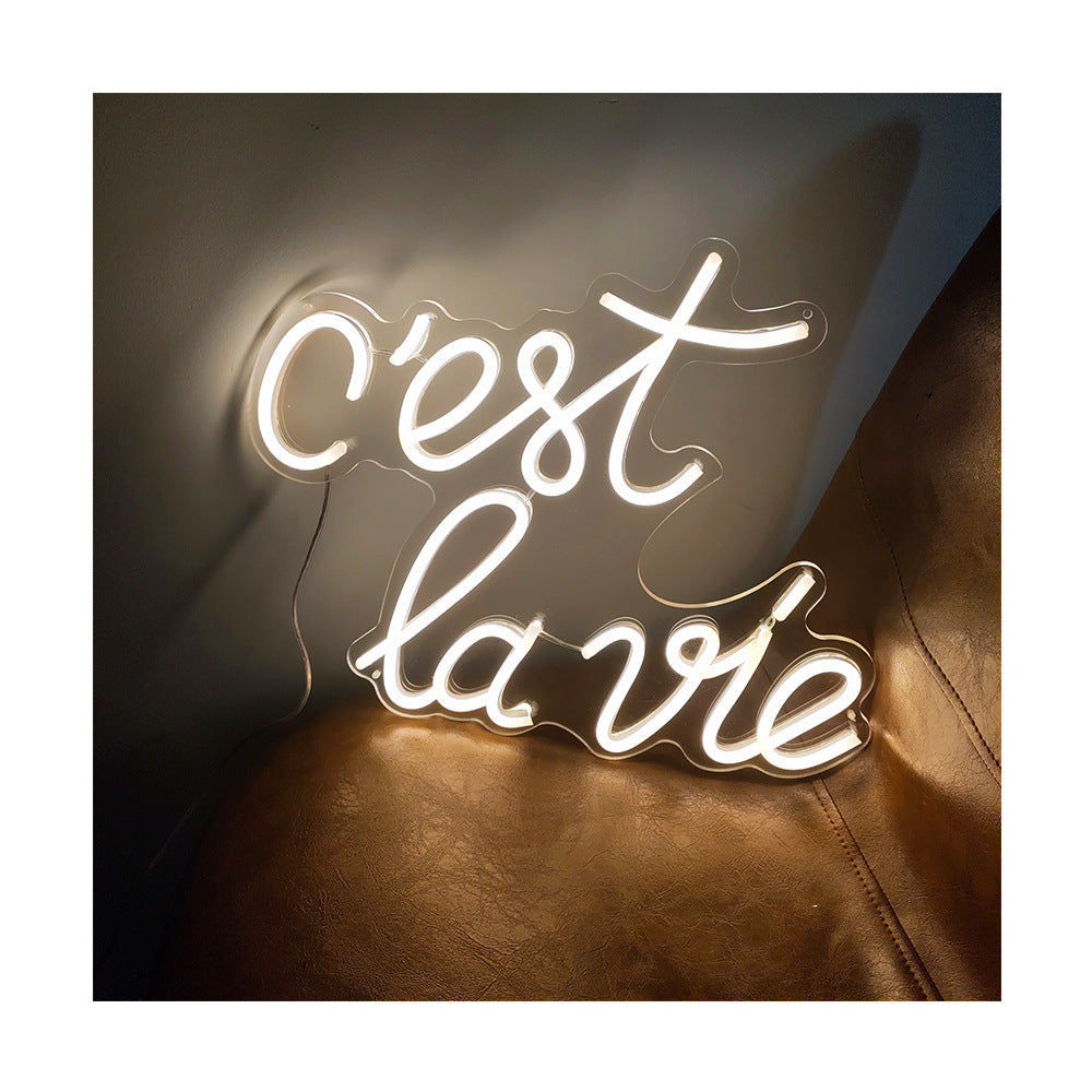 c'est la vie- LED Neon Signs