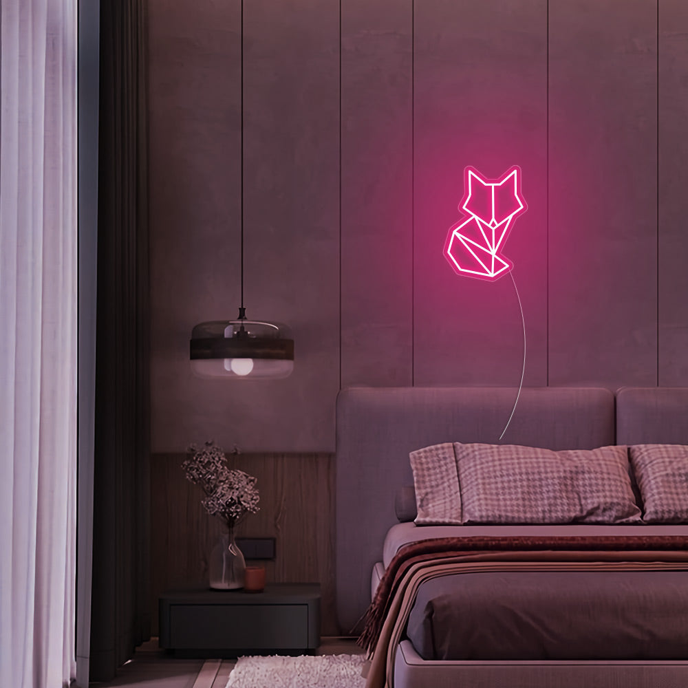 Mini Geometric Fox - LED Neon Signs – Make Neon