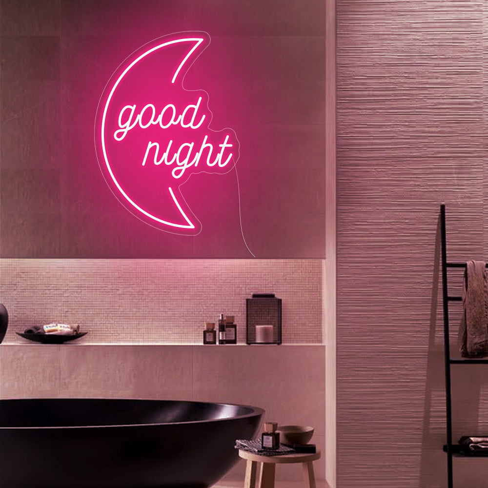 good night moon- LED Neon Signs