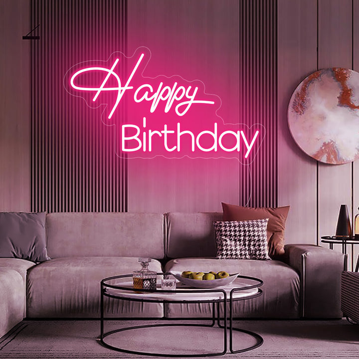 Happy Birthday - LED Neon Signs