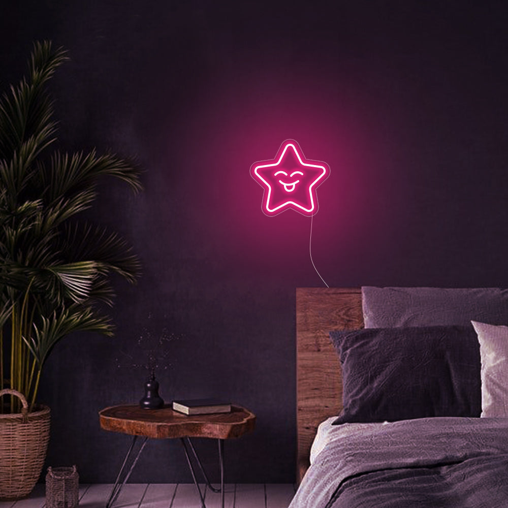Mini Smile Star - LED Neon Signs