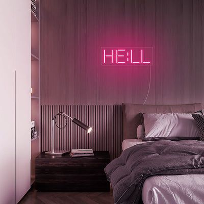 Mini HELL - LED Neon Signs