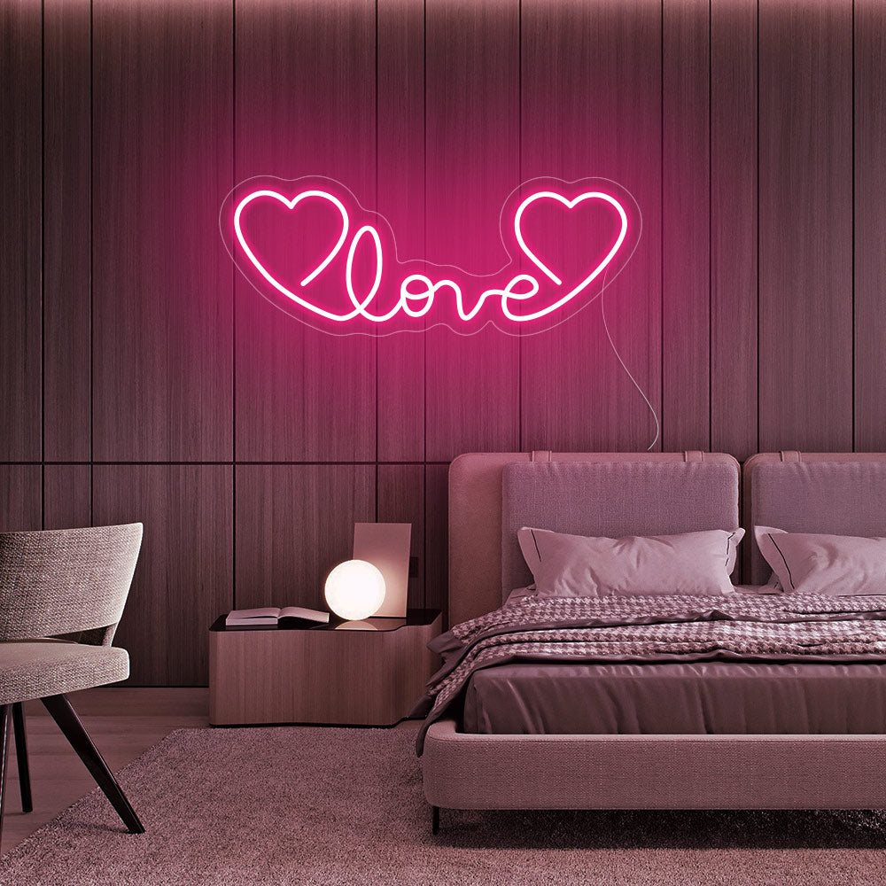 Love and Hearts - LED Neon Signs – Make Neon