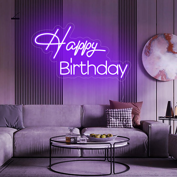 Happy Birthday - LED Neon Signs