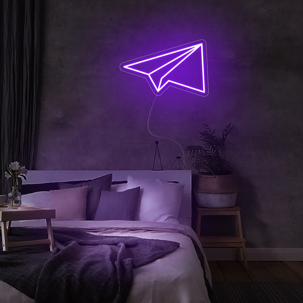 Mini Paper Plane - LED Neon Signs