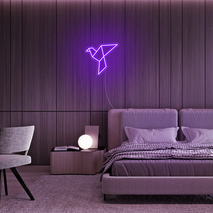 Mini Paper Crane - LED Neon Signs