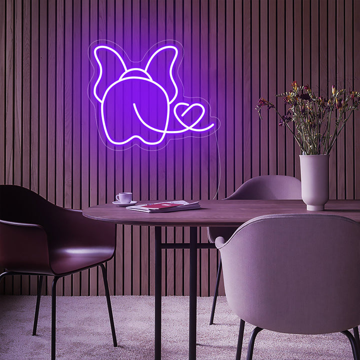 Love Tail Elephant - LED Neon Signs