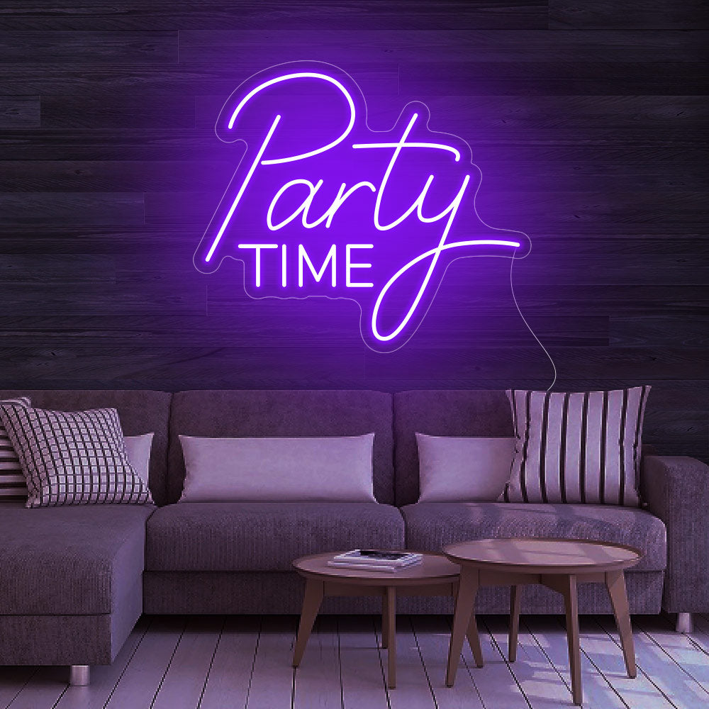 Party Time- LED Neon Signs