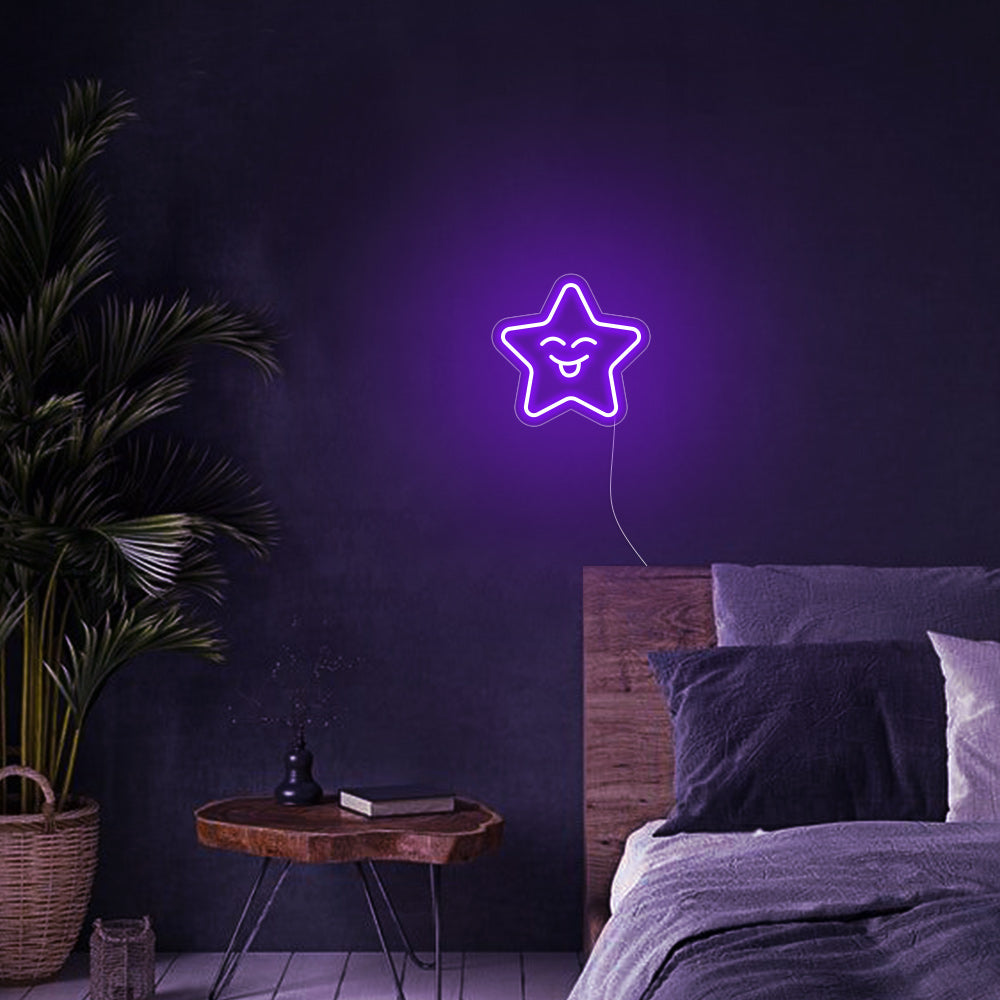Mini Smile Star - LED Neon Signs