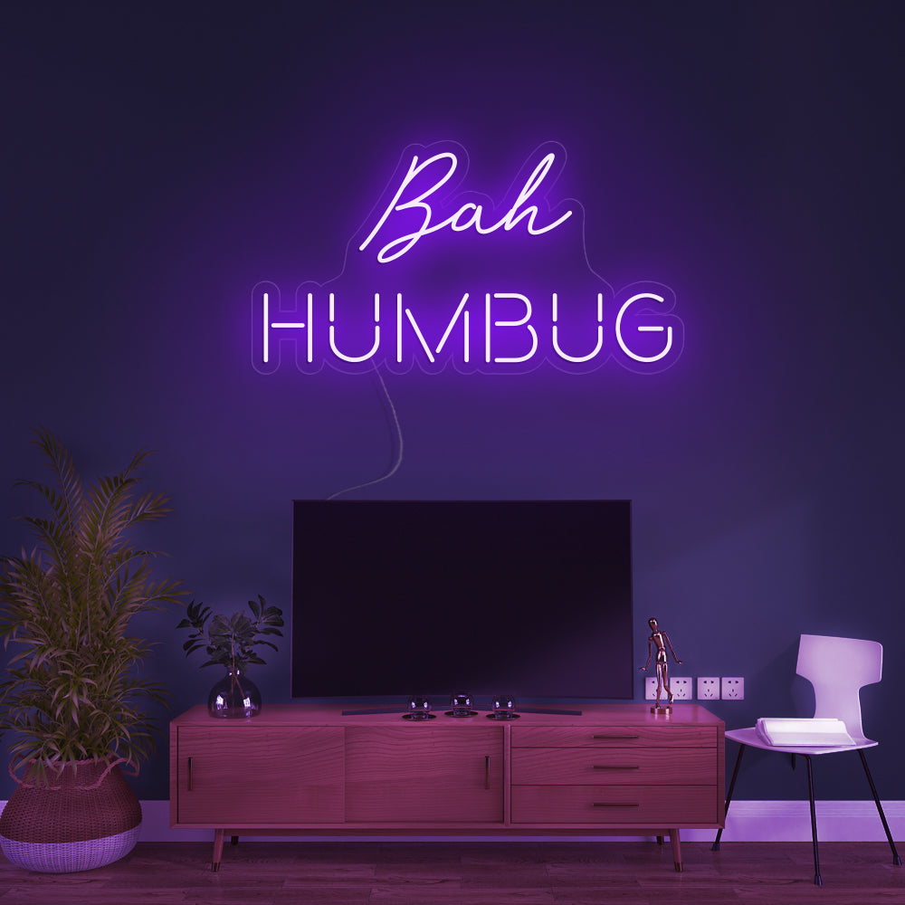 Bah Humbug- LED Neon Signs