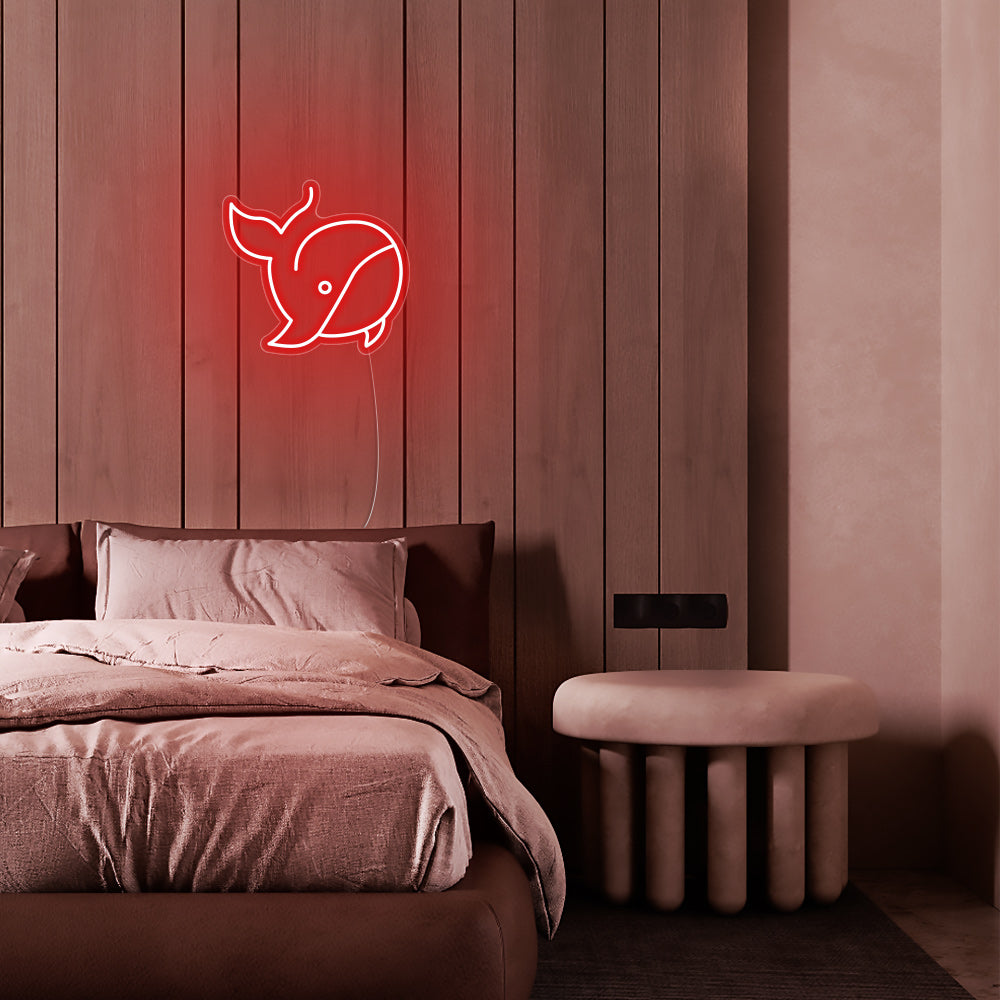 Mini Whale - LED Neon Signs