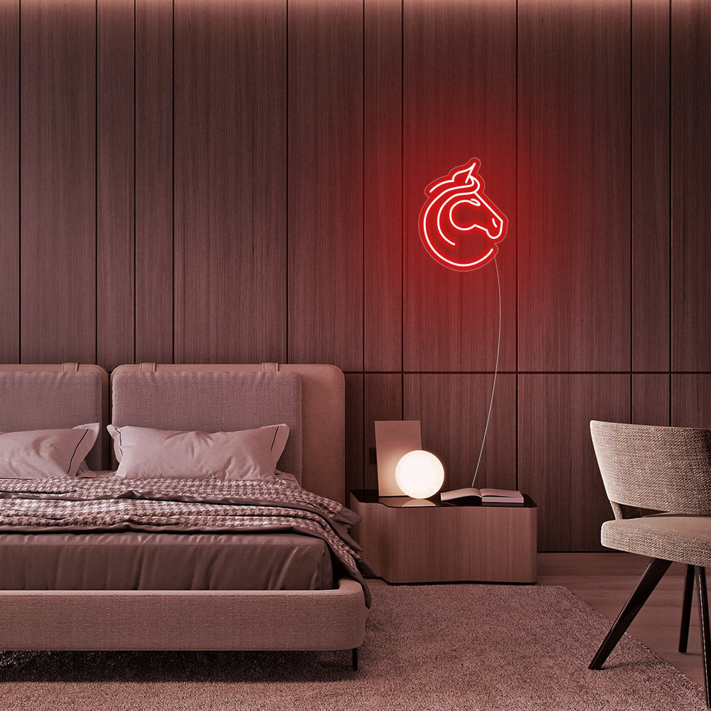 Steed Horse Head - LED Neon Signs- LED Neon Signs