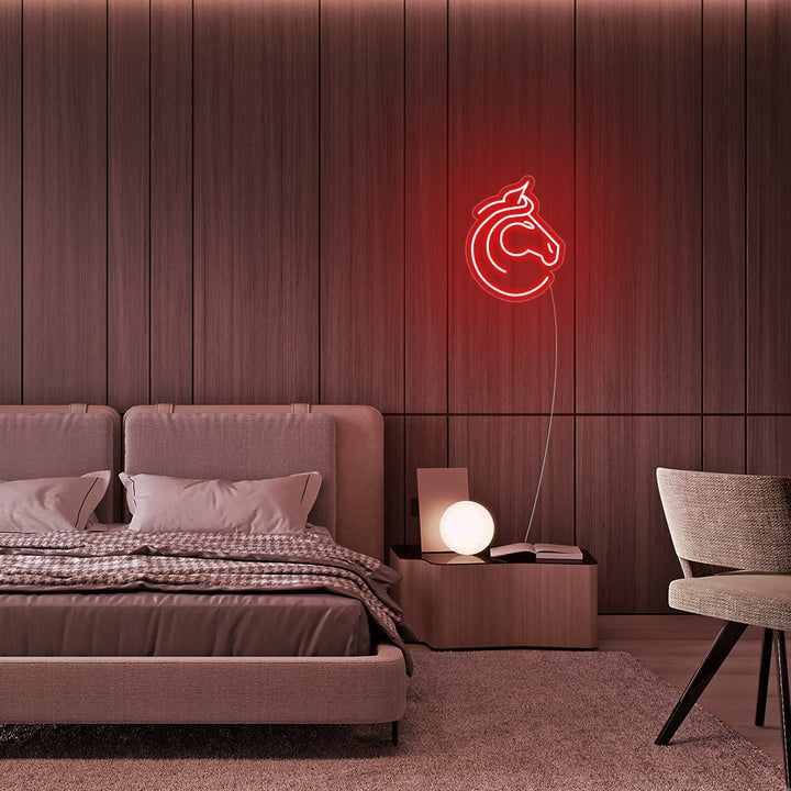 Steed Horse Head - LED Neon Signs- LED Neon Signs