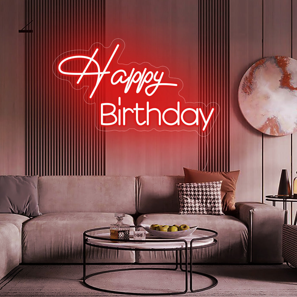 Happy Birthday - LED Neon Signs