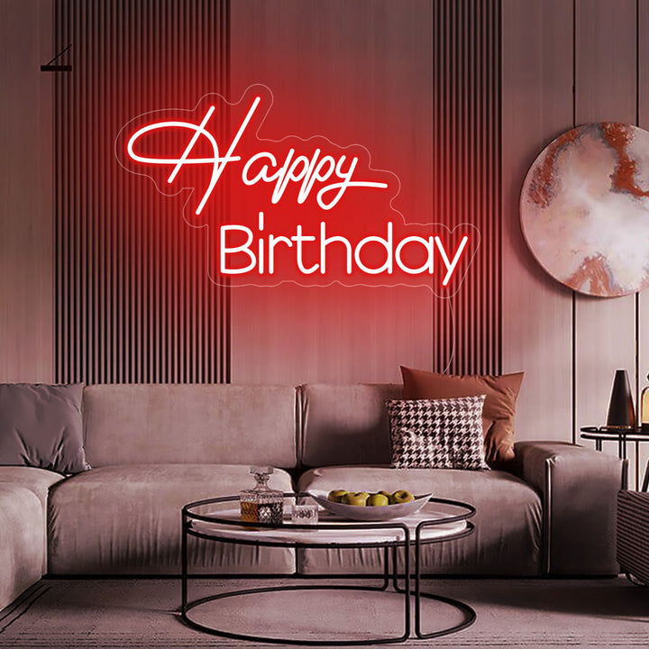Happy Birthday - LED Neon Signs