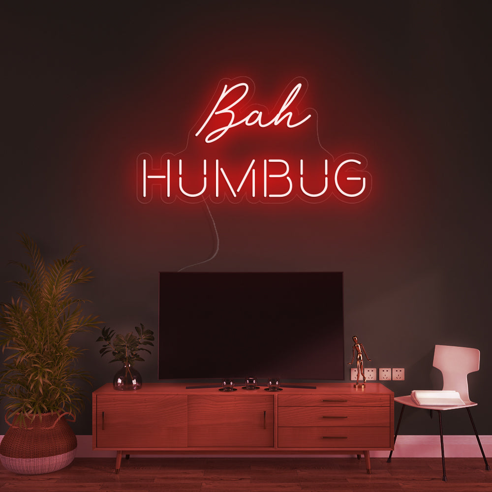 Bah Humbug- LED Neon Signs