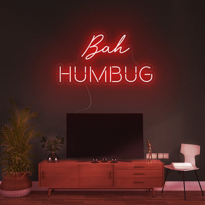 Bah Humbug- LED Neon Signs