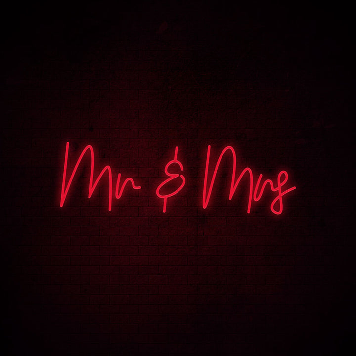 Mr & Mrs - LED Neon Signs