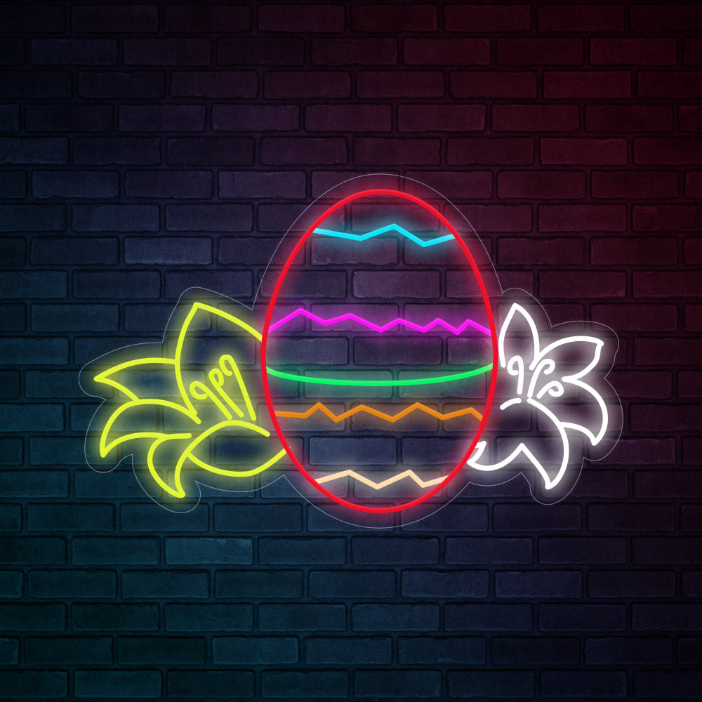 Easter Flowers & Easter Eggs-LED Neon Signs