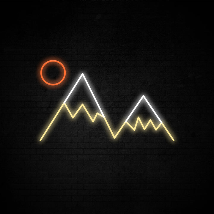 Mountain Peaks - LED Neon Signs